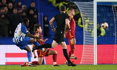 Danny Welbeck strike not enough to spark Brighton revival against Roma