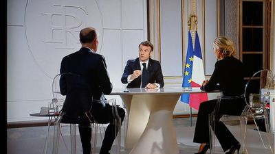 Macron warns Europe that Putin won't stop with Ukraine and urges strong response