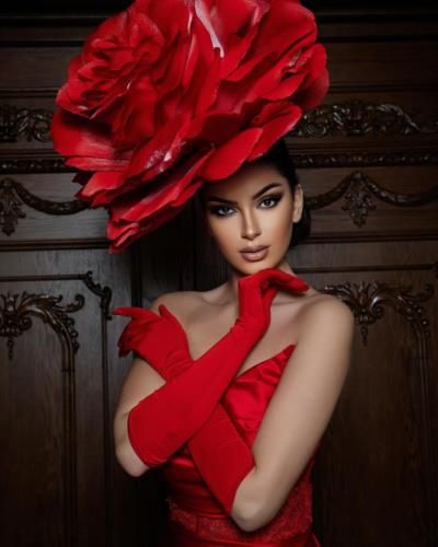 Anja Radic Stuns In Fiery Red Outfit, Captivating All Eyes