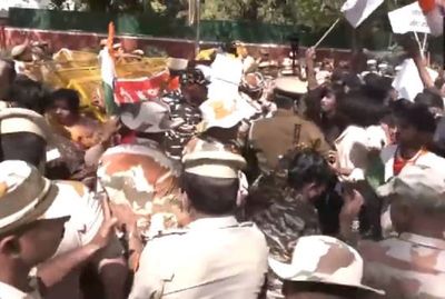 Delhi: Hindu, Sikh refugees stage protest near Cong office over INDIA leaders' statements on CAA