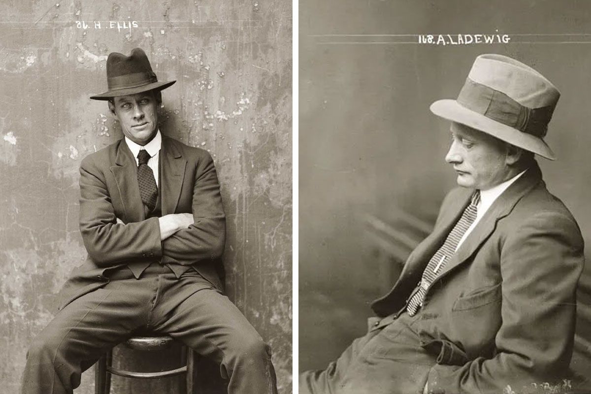 30 Mugshots Of 1920s Criminals That Served When It…