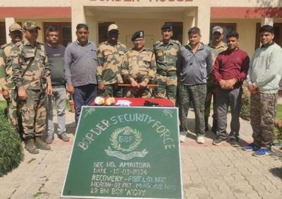 BSF recovers over 3 kg heroin, pistol in Punjab's Amritsar