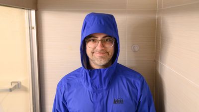 I wore REI's $99 Rainier Rain Jacket in my shower to test its water resistance