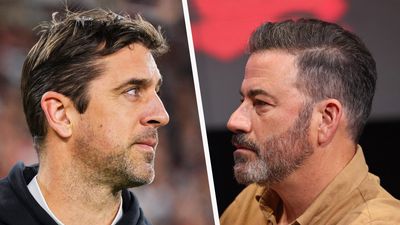 Jimmy Kimmel reignites feud with Aaron Rodgers, calls him 'Q-Aron'