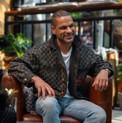 Shikhar Dhawan Radiates Joy In Latest Sofa Snapshot