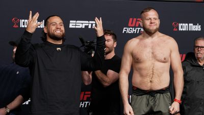 Photos: UFC Fight Night 239 weigh-ins, faceoffs