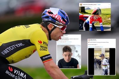 Tweets of the week: Visma-Lease a Bike are fed up, Mathieu van der Poel's mullet, and a Mark Cavendish costume