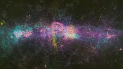 Scientists reveal never-before-seen map of the Milky Way's central engine (image)