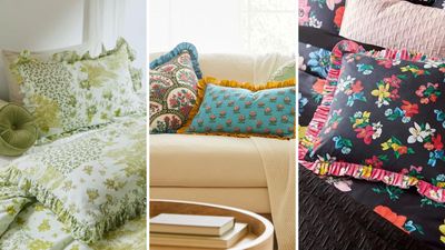 9 ruffled pillows to add a whimsical touch that's perfect for spring