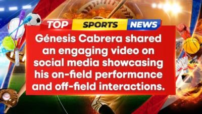 Génesis Cabrera's Dynamic Video Highlights Baseball Skills And Engagement