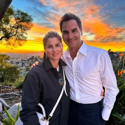 Roger Federer's Blissful Moment With Wife In La La Land