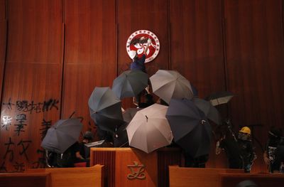 Hong Kong jails 12 people for storming the legislature during 2019 protests