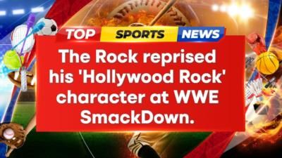 The Rock Returns To WWE Smackdown In Hollywood Persona