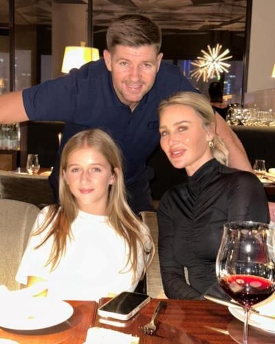 Steven Gerrard Celebrates Valentine's Day With Family