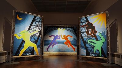 Paris Olympic tapestry weaves together heritage of art and sport