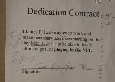 13 years ago, P.J. Locke set a goal to reach the NFL
