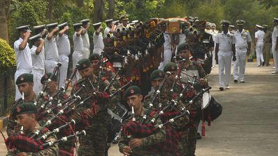 War hero Admiral Laxminarayan Ramdas given funeral with Naval honours