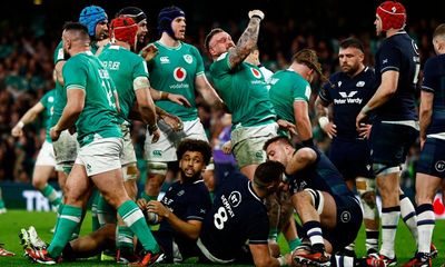 Battling Ireland overcome defiant Scotland to retain Six Nations title