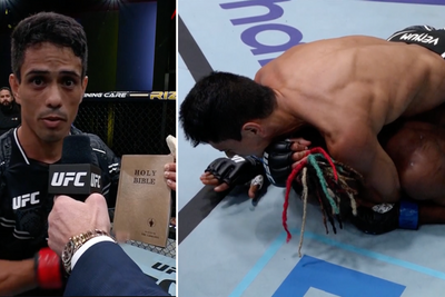 UFC Fight Night 239 video: Jafel Filho dominates Ode Osbourne, finishes fight with choke