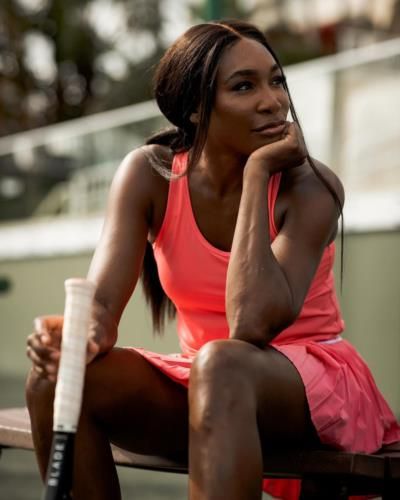 Captivating Grace: Venus Williams On The Tennis Court