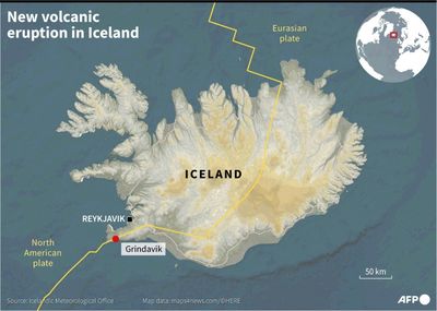 Volcano Erupts Again On Iceland Peninsula