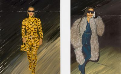 Ruby Dickson’s Kim Kardashian paintings explore celebrity culture in London