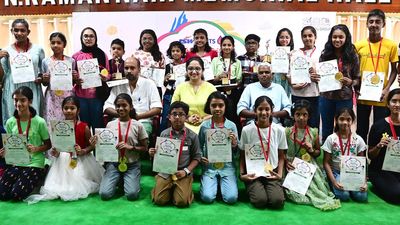 Enthusiastic participation of children at JSW Futurescapes-Young World painting competition