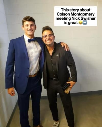 Nick Swisher Shares Photo With Colson Montgomery On Social Media