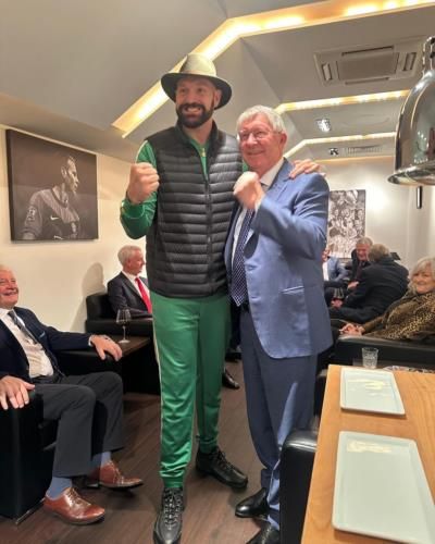 Tyson Fury And Alex Ferguson: A Dynamic Duo In Photoshoot