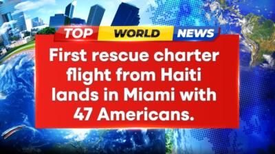 First Rescue Charter Flight Evacuates Americans From Haiti