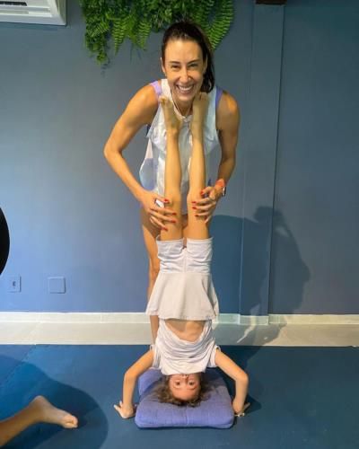 Sheilla Castro's Serene Yoga Moments With Daughters