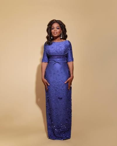 Captivating Elegance: Oprah Winfrey's Graceful Presence