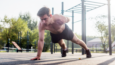 This advanced push-up builds powerful pecs, shoulders and arms — and it floored me
