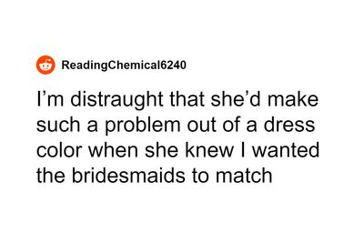 Bride-To-Be Asks If She’s A Jerk For Not Changing The Color Of Her Bridesmaid Dresses