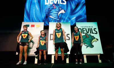 AFL announces Tasmania Devils will be new team’s name as playing kit unveiled