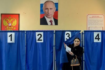 Russia Hails 'Record' Win For Putin In Vote With No Opposition