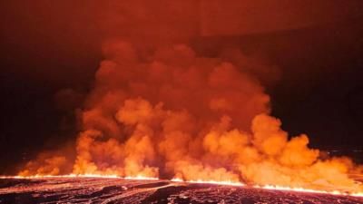 Iceland Volcano Continues To Erupt Lava