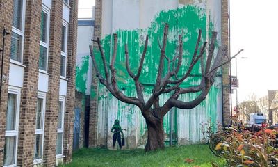 Banksy confirms north London tree mural is his work