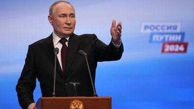 Putin vows Russia cannot be 'intimidated' in election day victory speech