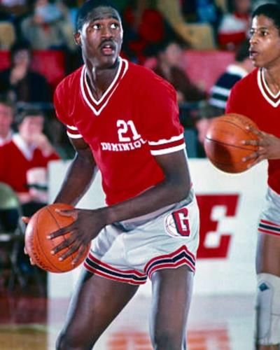 Dominique Wilkins Demonstrating Basketball Prowess