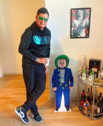 Ray Flores Embraces St. Patrick's Day Festivities With Irish Flair