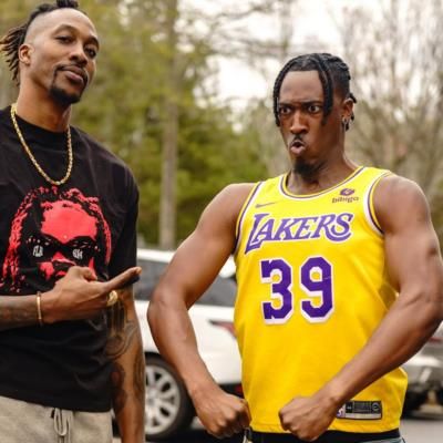 Dwight Howard And Friend Strike A Pose Together