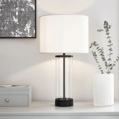 Dunelm is selling a gorgeous glass table lamp that looks identical to one from The White Company – but £120 cheaper