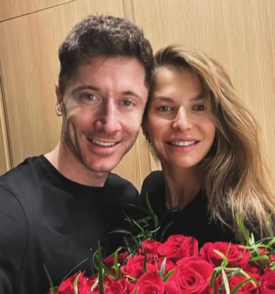 Radiant Smiles: Robert Lewandowski And Anna Lewandowska's Happiness