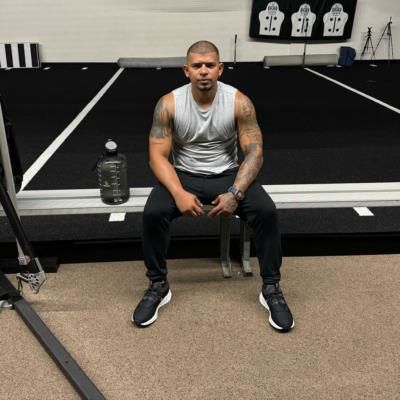 Eduardo Escobar Stylishly Poses In Casual Monochrome Outfit