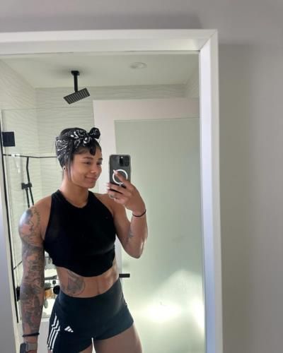 Massy Arias Showcasing Tattoos And Muscles In Stylish Outfit