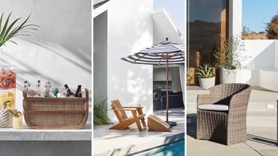 Crate & Barrel’s new outdoor collection is here and it's giving European summer
