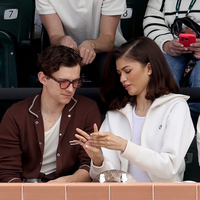 Zendaya Plays a Tennis Pro in Her Next Film, So It Makes Sense That She and Boyfriend Tom Holland Do Date Day at a Tennis Tournament