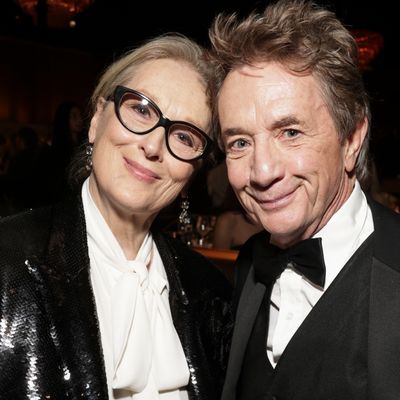 For Two People Who Aren't Dating, Meryl Streep and Martin Short Sure Do Go on Dates a Lot