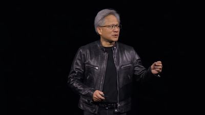 Nvidia CEO Jensen Huang debuts new $8,990 lizard-embossed leather jacket, also says something about AI GPUs